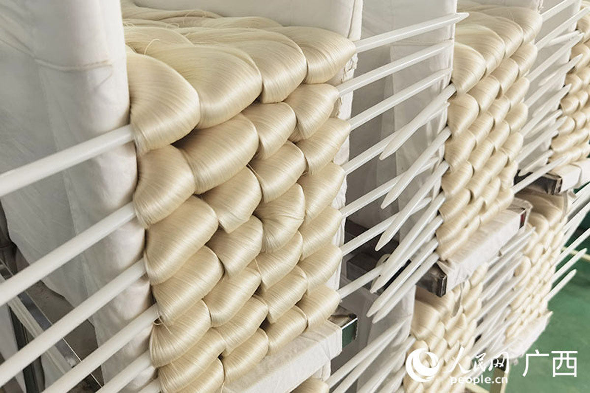 廣西：深化產(chǎn)業(yè)鏈 推動(dòng)絲綢品牌“破繭成蝶”