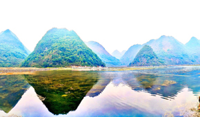 平別村盆歪湖秀美風(fēng)光