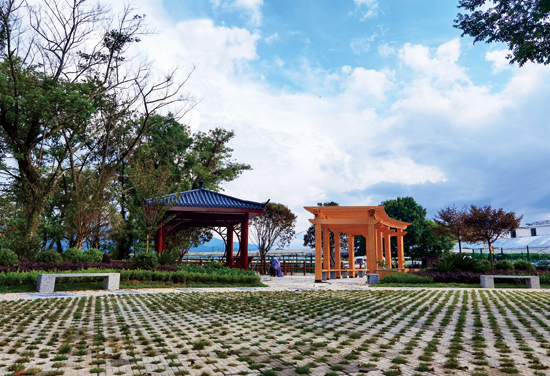 大莊田村的小公園