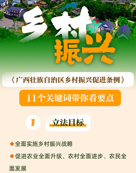廣西鄉(xiāng)村振興促進(jìn)條例實(shí)施 看這11個(gè)關(guān)鍵詞