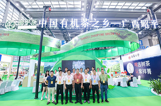 昭平參展工作人員合影。楊濟銘攝