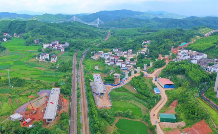 轉體前狀態(tài)。南玉公司供圖