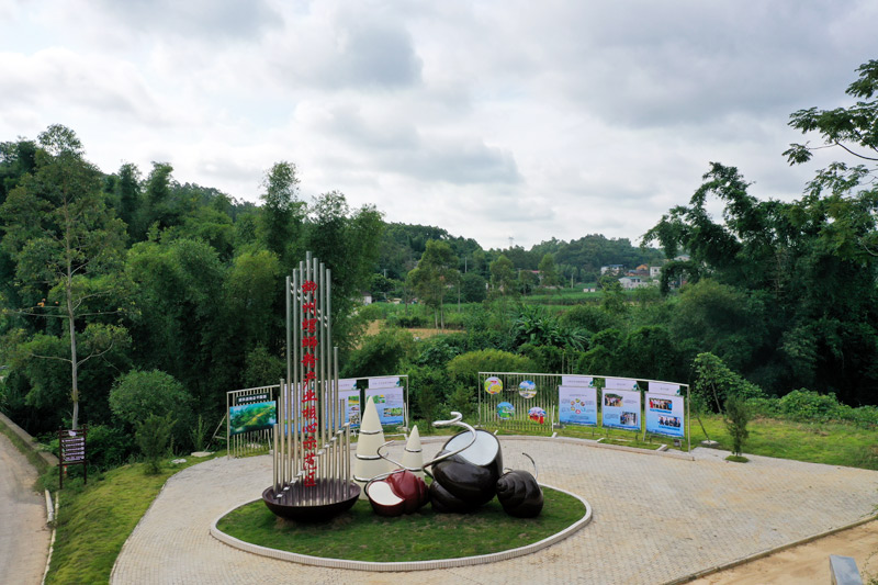 核心示范區(qū)標志。