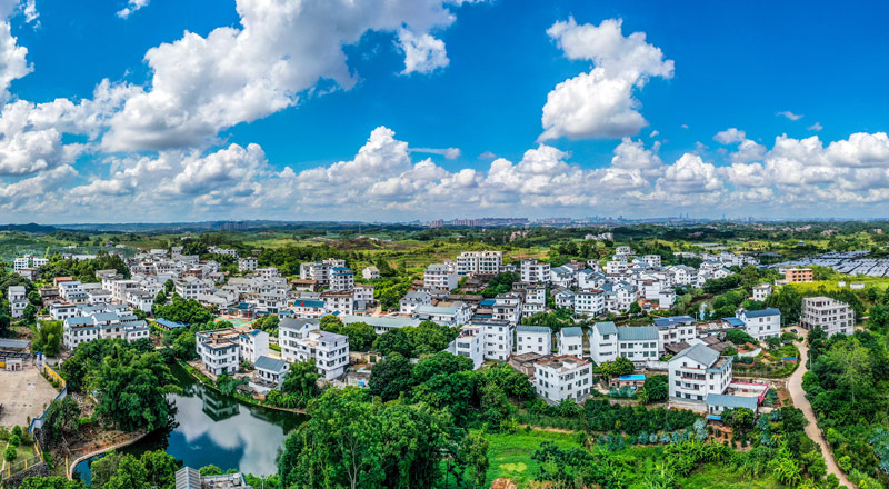 鄉(xiāng)村新貌。