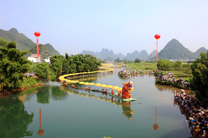 龍游遇龍河。