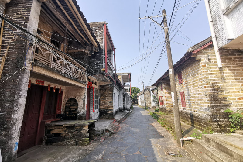 竹山古街。