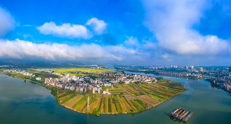 四平村全域風(fēng)貌。