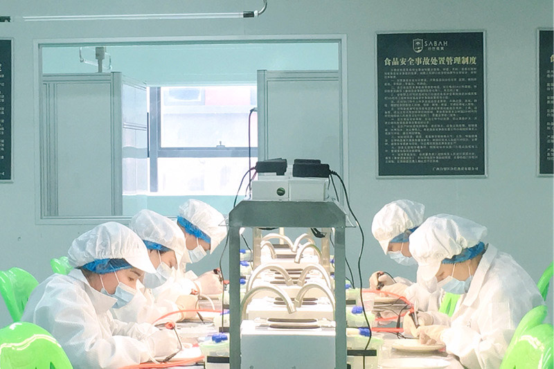 燕窩生產(chǎn)線。廣西自貿(mào)試驗區(qū)欽州港片區(qū)供圖