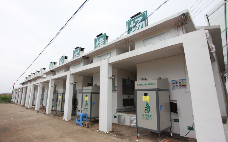 煙草部門投資建設(shè)的專業(yè)化烘烤工場(chǎng)。