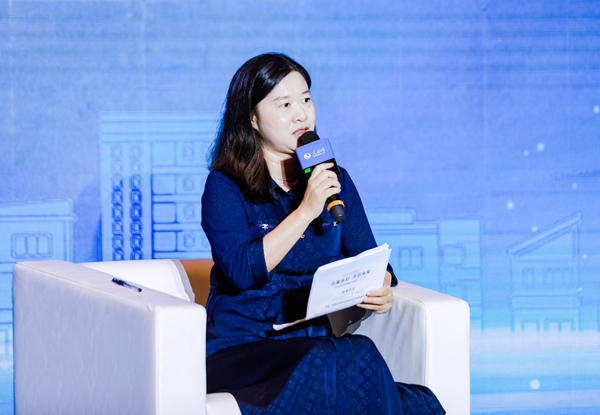黃予慧發(fā)言。論壇主辦方供圖