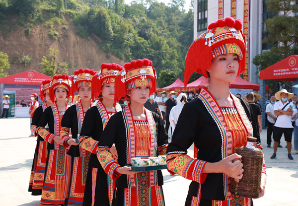 豐收節(jié)活動(dòng)上的豐富多彩的文藝表演。