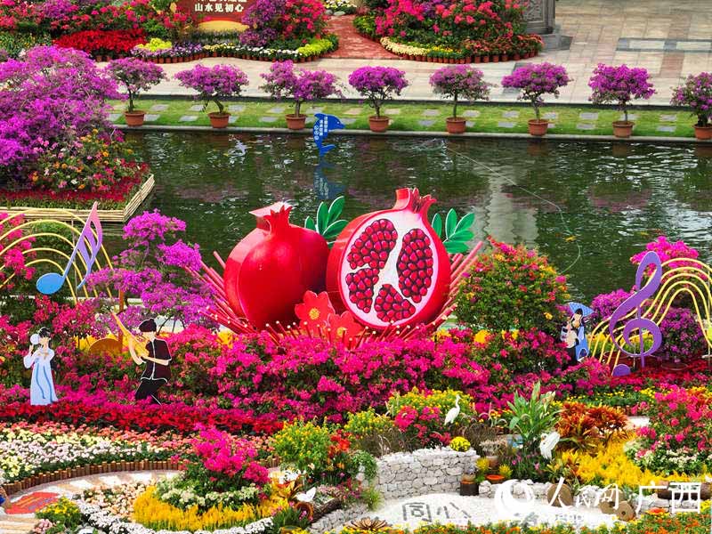 2022年柳州市“春花秋水 畫卷柳州”花卉展。人民網(wǎng) 付華周攝