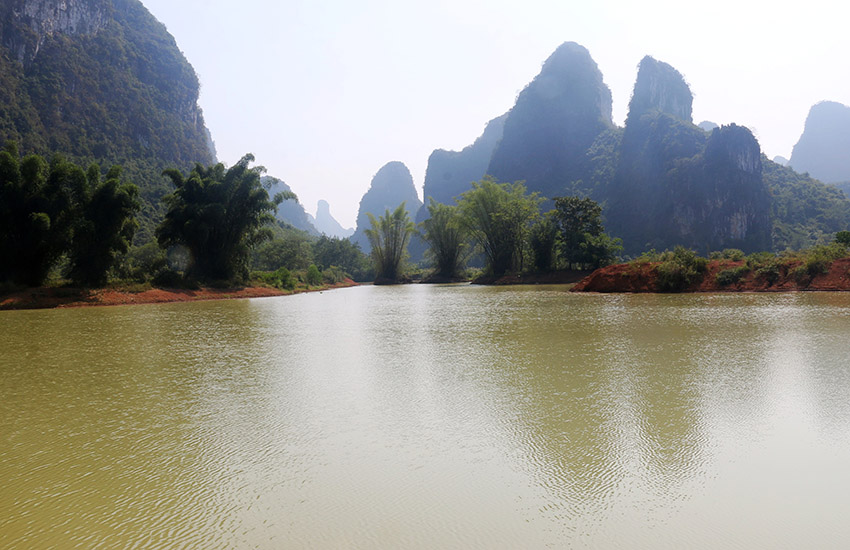 燕塘鎮(zhèn)張屋村明家湖一角。廖超文攝