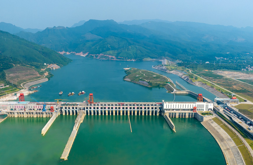 大藤峽水利樞紐工程。