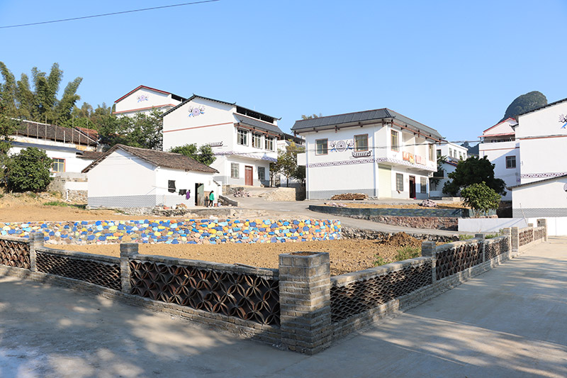 冬日暖陽下的新坡村。