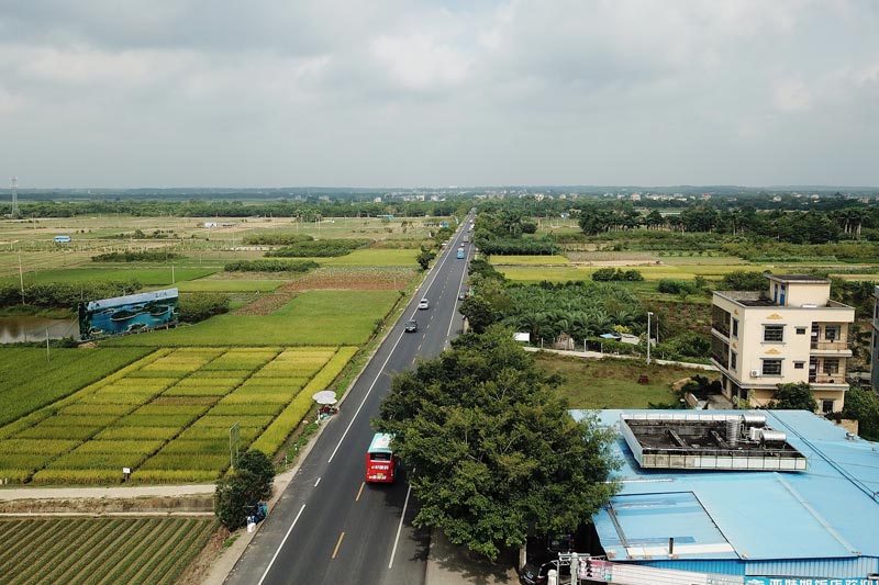 改造后的G325線上洋到總江口段。
