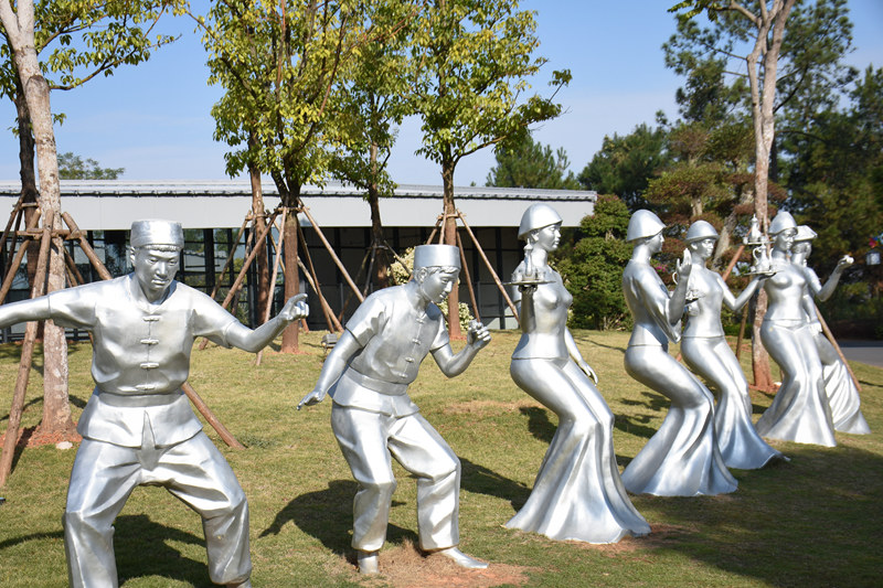 園博園內(nèi)一景。人民網(wǎng) 王功孝攝