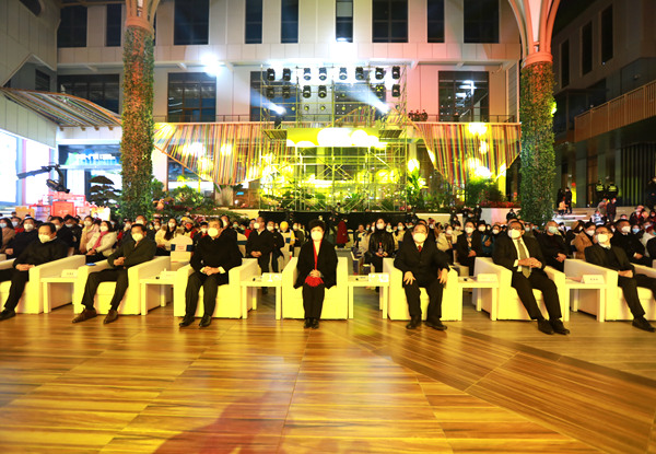 晚會(huì)現(xiàn)場(chǎng)。