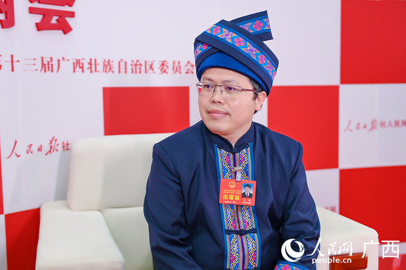 韋琪接受專(zhuān)訪。人民網(wǎng)記者 嚴(yán)立政攝