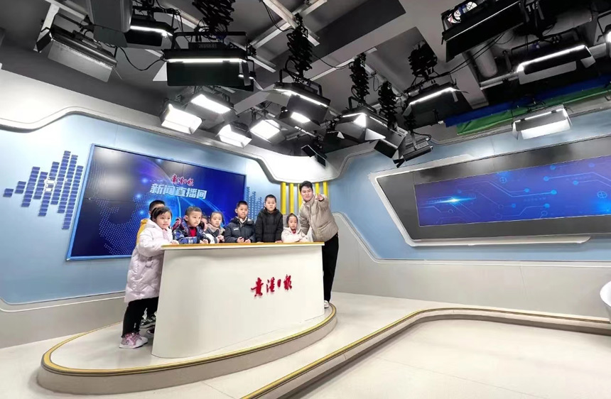 貴港市青少年意識(shí)形態(tài)教育基地和貴港日?qǐng)?bào)青少年文創(chuàng)基地。貴港日?qǐng)?bào)社供圖