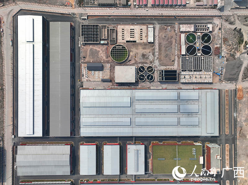 岑溪泰森項目一期智能廠房。人民網(wǎng) 付華周攝