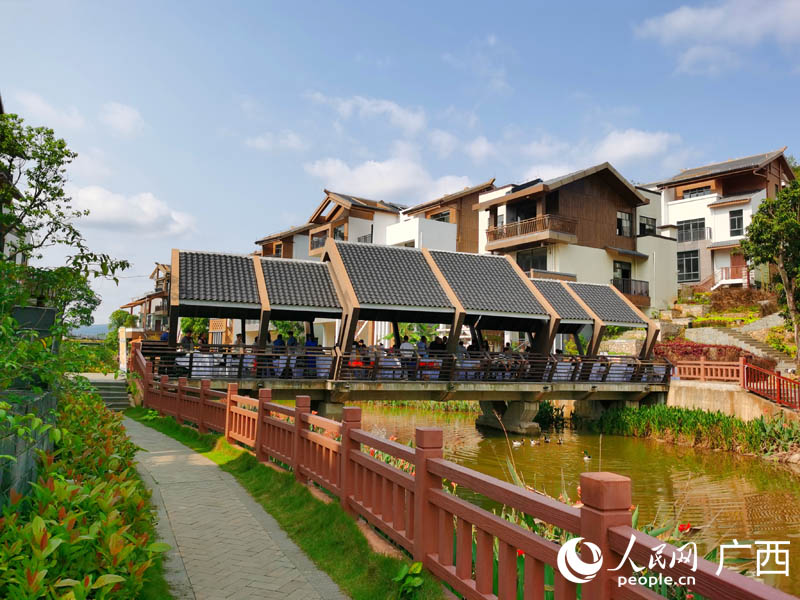 南國鄉(xiāng)村特色民居。人民網(wǎng) 付華周攝