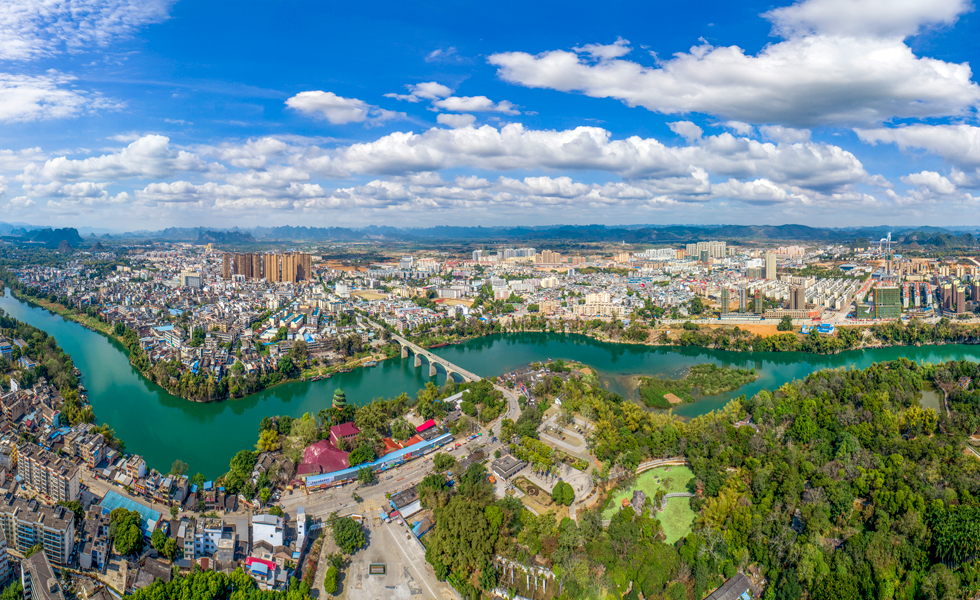 龍州縣加快縣城擴(kuò)容提質(zhì)，縣城顏值不斷提升