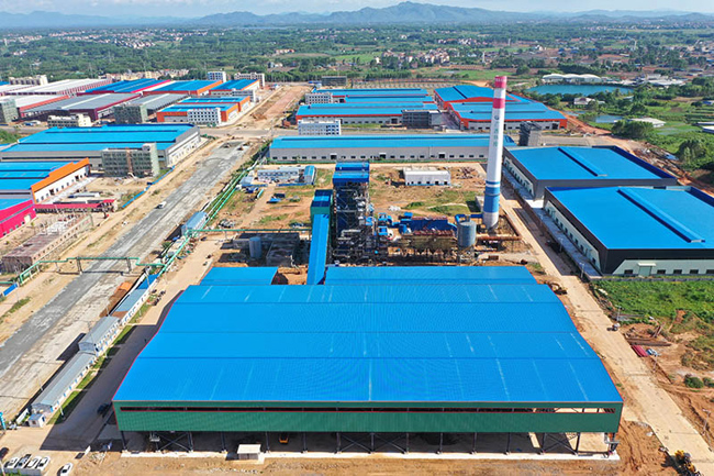 貴港市港南區(qū)農(nóng)林生物質(zhì)能清潔集中供熱項目（第一期）工程。梁冬攝