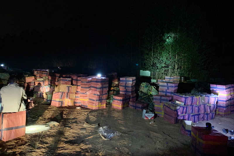 圖為欽州市“3.23”案件查獲的實物。余鴻云攝