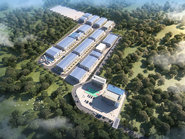 “新型稀貴金屬共生礦資源高效清潔綜合開發(fā)回收利用”項目效果圖。