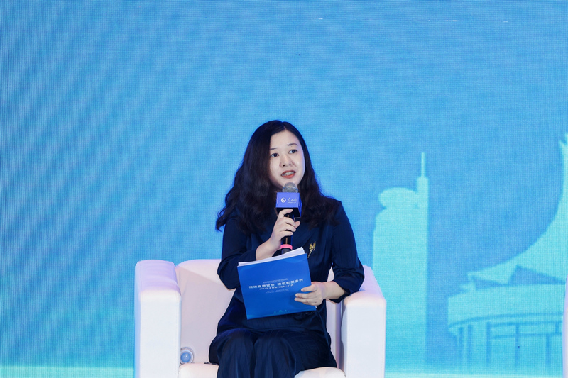 黃予慧作經驗分享。主辦方供圖