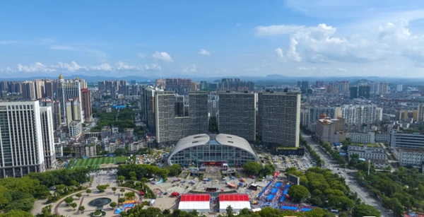 航拍玉林國際會(huì)展中心