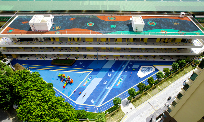 西鄉(xiāng)塘區(qū)五里亭幼兒園。肖時劍攝