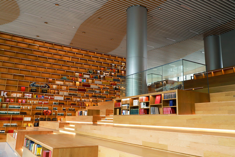 階梯讀書(shū)室。中建科工供圖