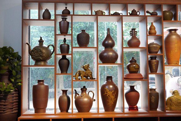 紅陶展示。彭楚雯攝