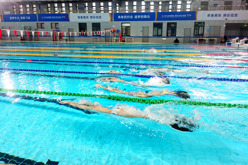 運動員在進行訓練。廣西體育局供圖