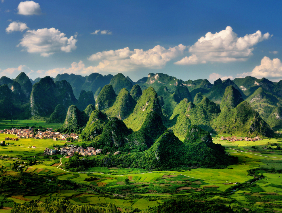 世界自然遺產(chǎn)地——環(huán)江喀斯特地貌