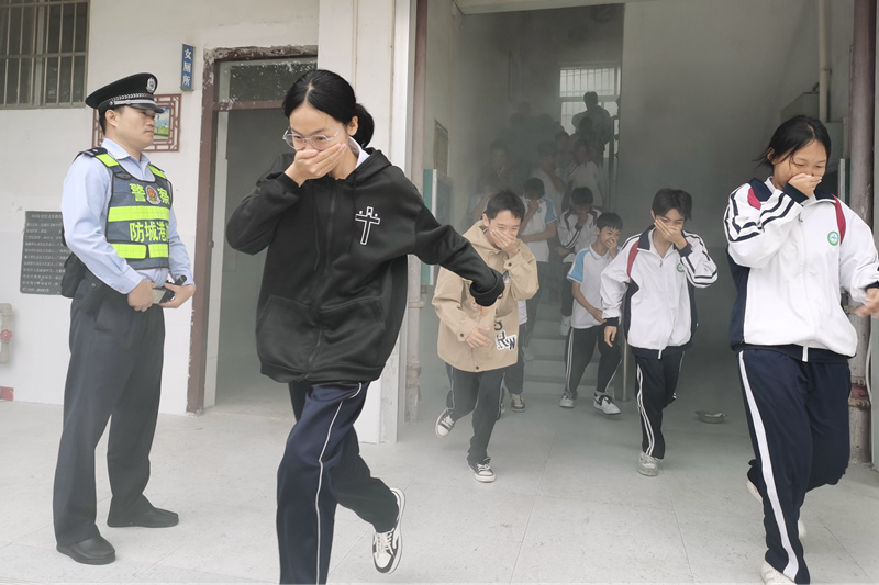 演練現(xiàn)場。