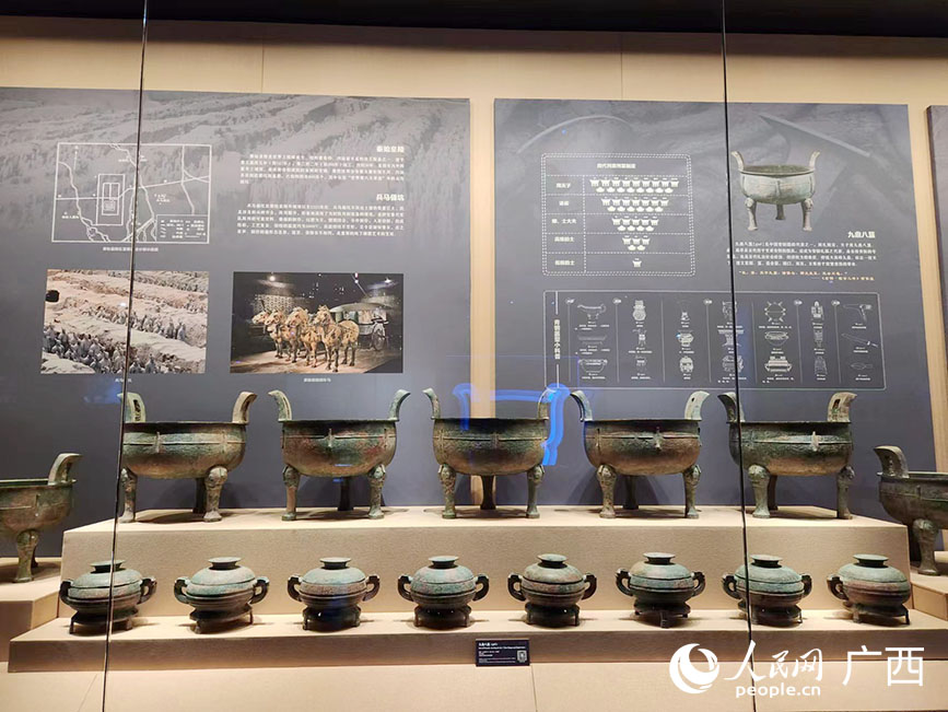 展覽展出的文物。人民網(wǎng)記者 黃子婧攝