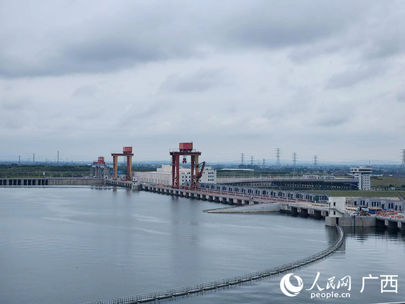 大藤峽工程壩址。人民網(wǎng)記者 黃子婧