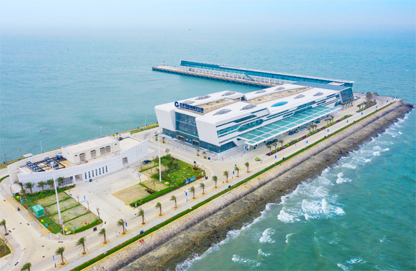 北海郵輪碼頭全景