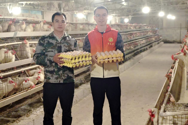 李長步組織村“兩委”謀劃特色產(chǎn)業(yè)，增加村集體經(jīng)濟。廣西幼師供圖