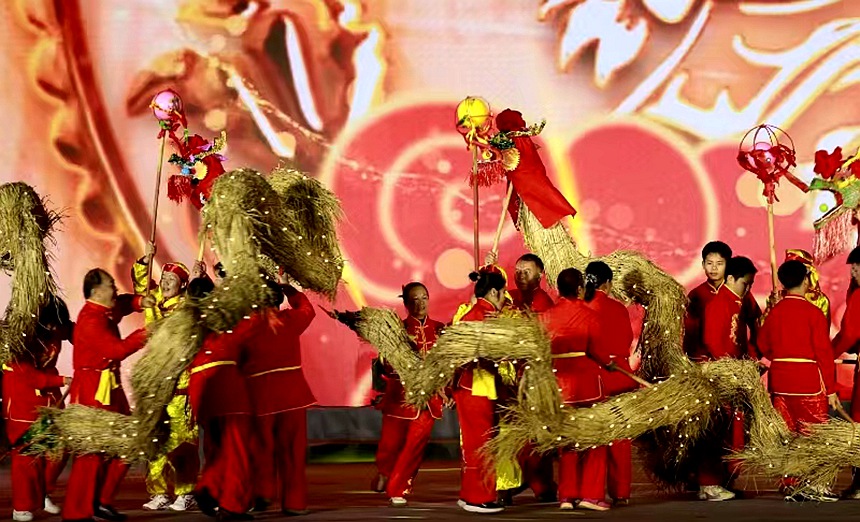 扶綏春晚現(xiàn)場(chǎng)。扶綏縣委宣傳部供圖