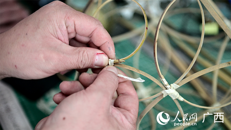 甘狄英在編織龍珠