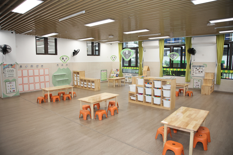 幼兒活動室寬敞明亮。肖時劍攝