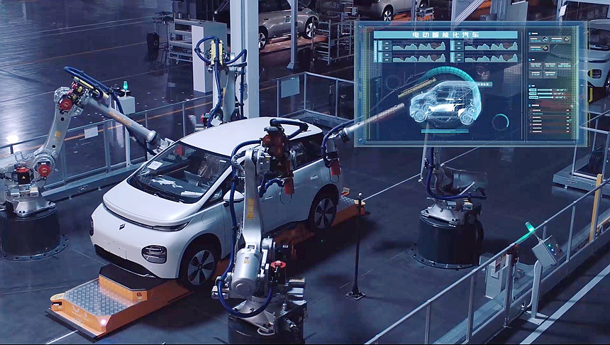 上汽通用五菱精益制造車間。五菱供圖