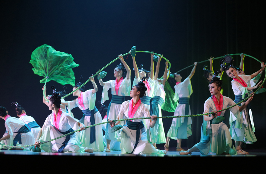 舞蹈《蓮鼓越歌行》。張運鋒攝