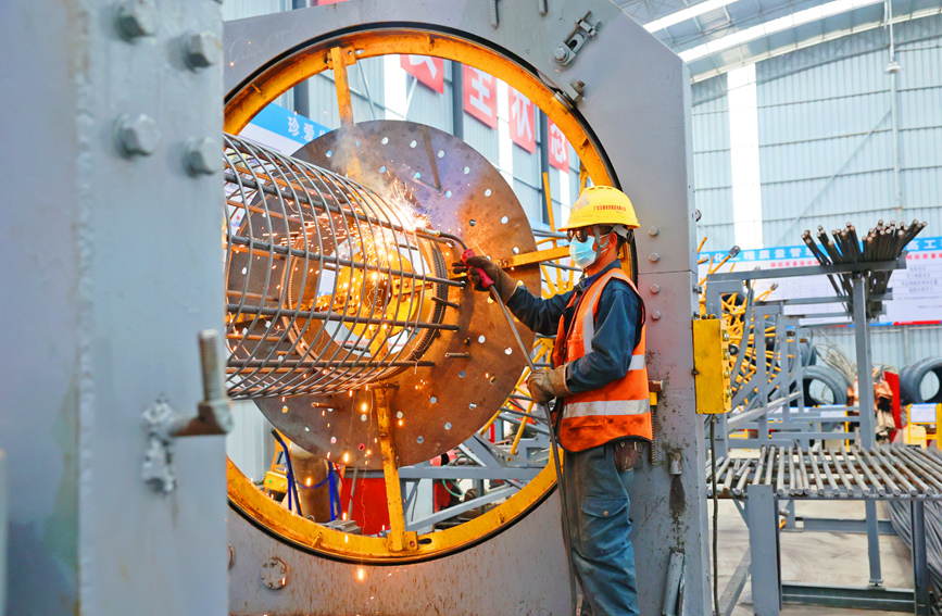 項目建設現(xiàn)場。柳梧鐵路項目供圖