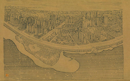 “畫說團隊”鋼筆畫插圖。張中攝