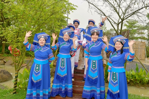 唱山歌。周文虹攝